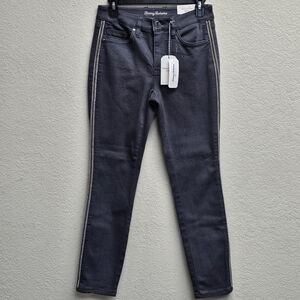 Tommy Bahama Boracay Denim Sparkle Tux Ankle Jeans size 2